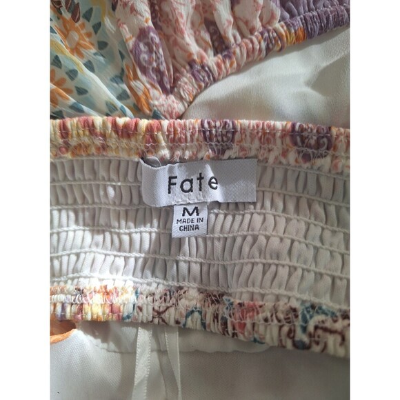 Fate Colorful Paisley Patchwork Maxi Hippie Boho Festival Beach Dress Sz Medium - Picture 5 of 9